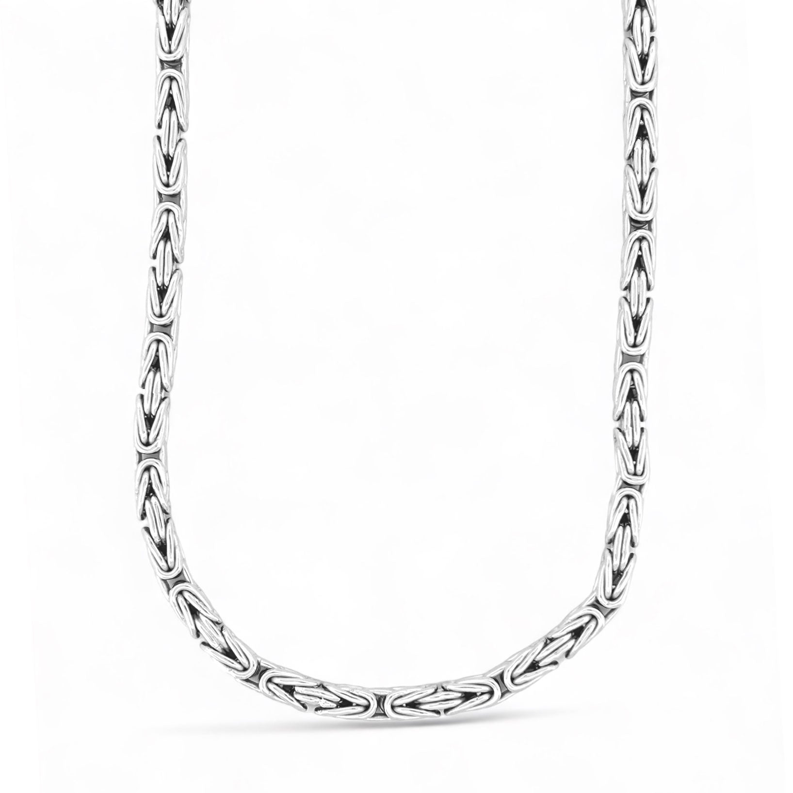 King's chain square 5mm - 925 silver