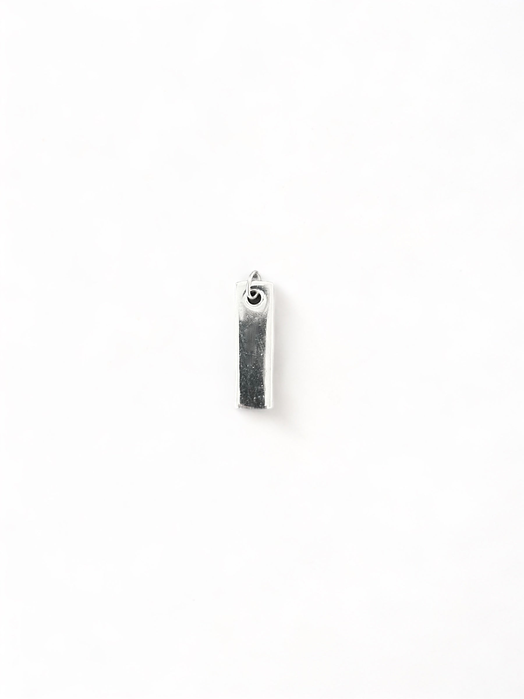 Quadratischer minimalistischer Anhänger - 925 Silber