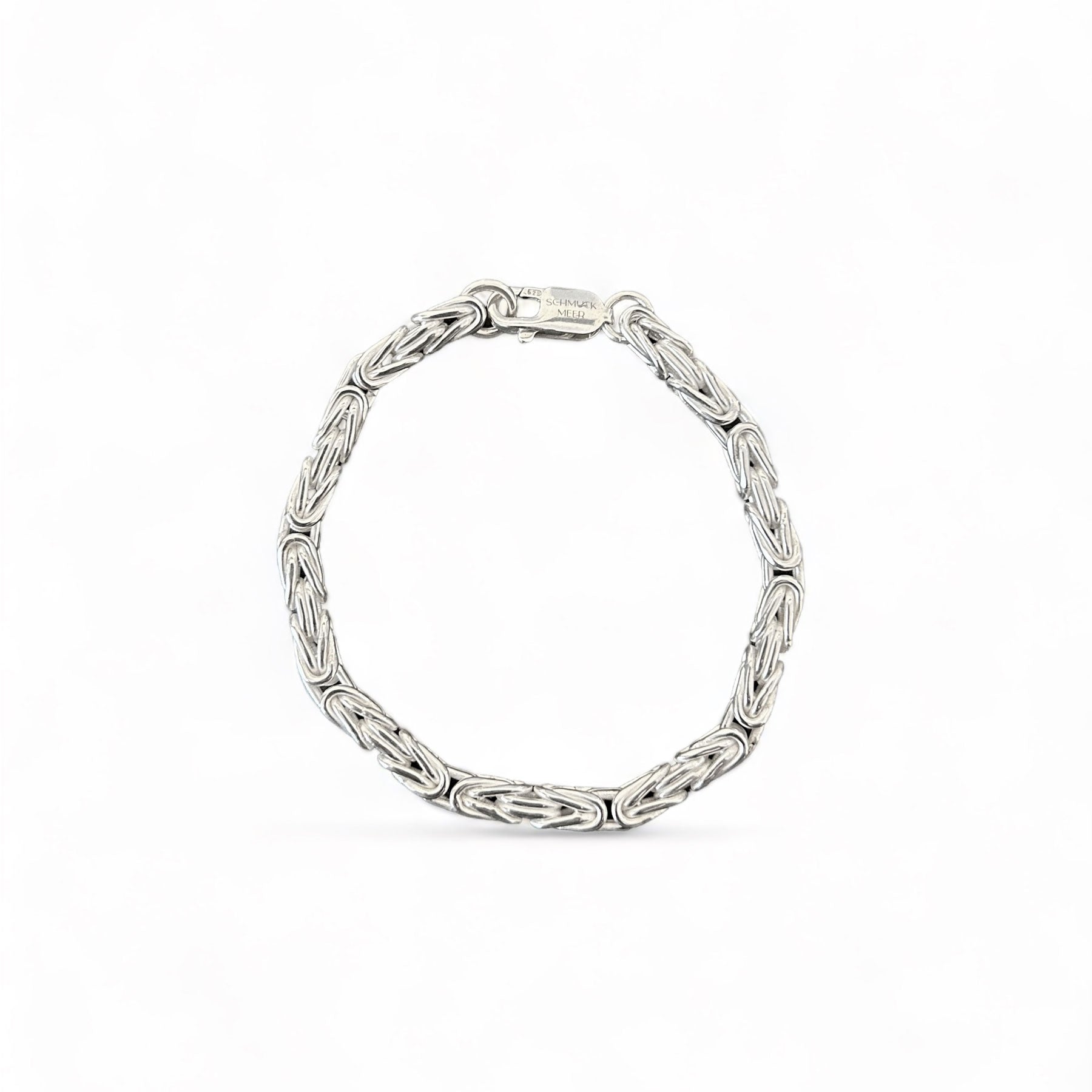 Royal bracelet square 5mm - 925 silver